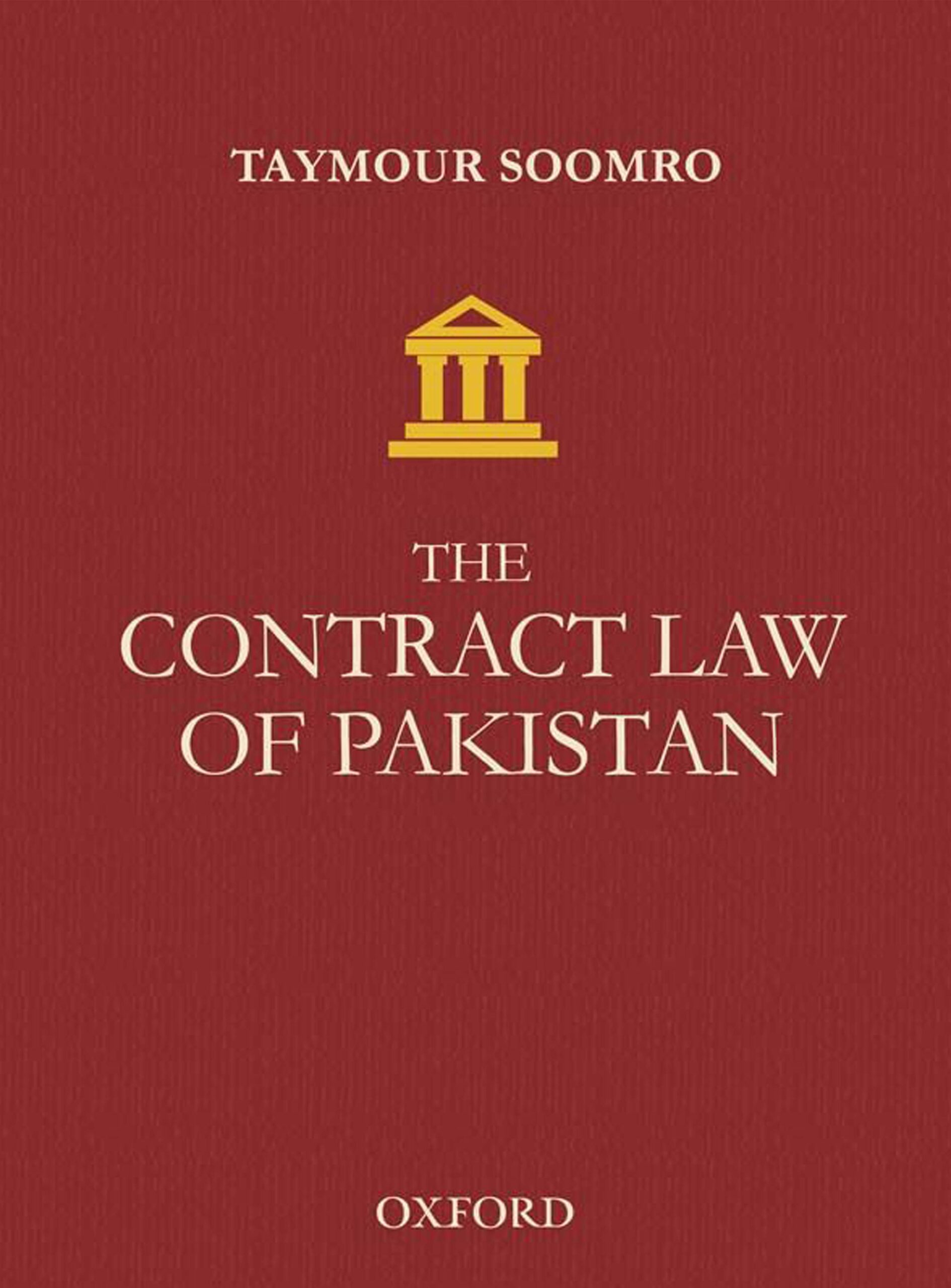 Cover of the book - The Contract Law of Pakistan by Taymour Soomro